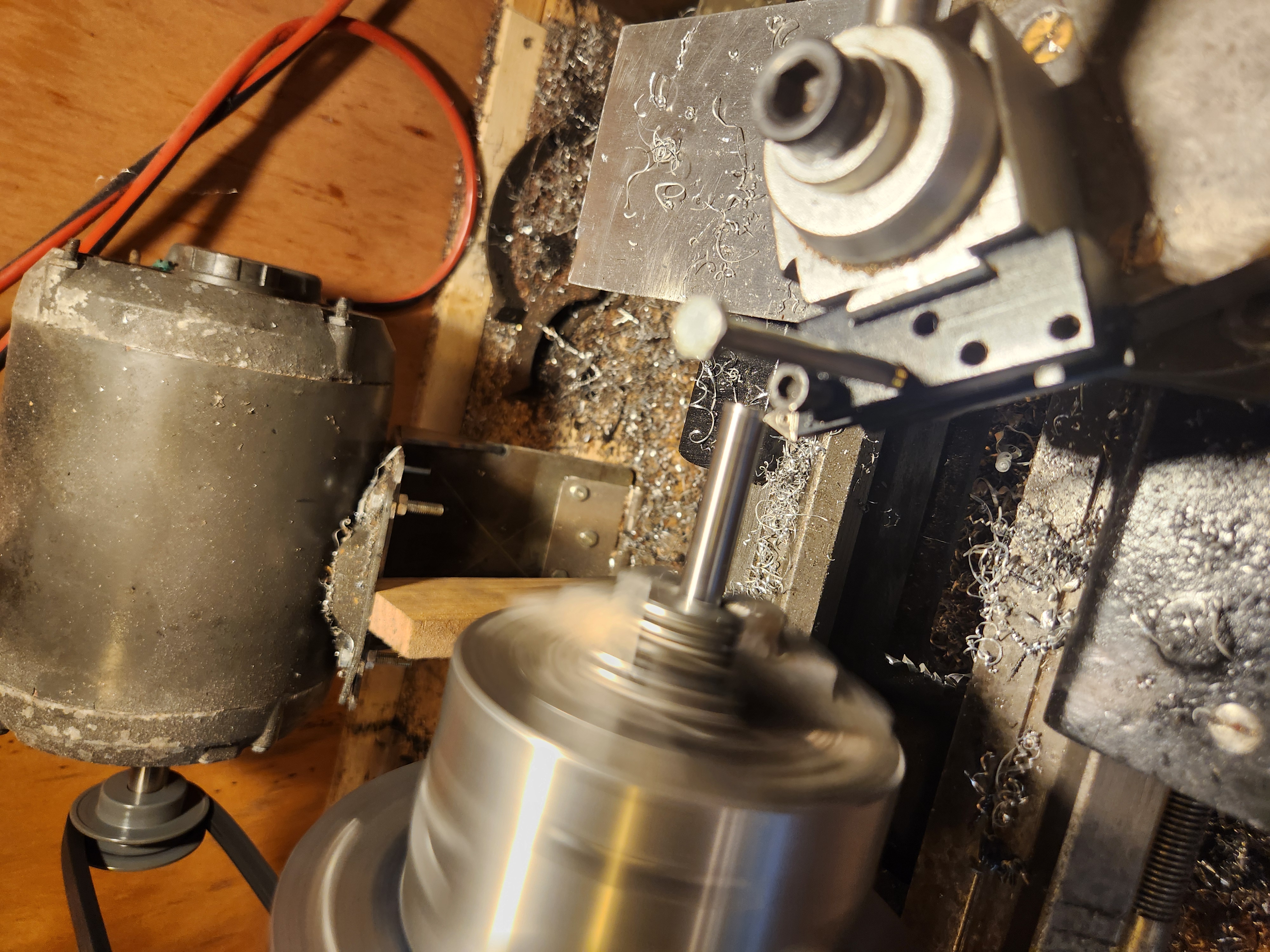 Cutting bearing seats and drilling main hole